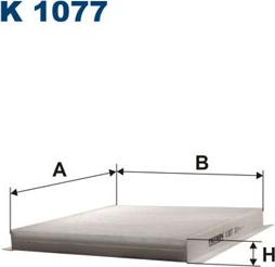 Filtron K1077 - Suodatin, sisäilma inparts.fi