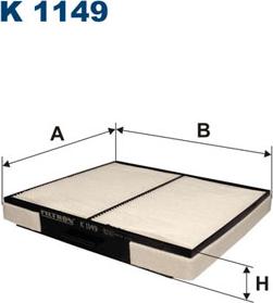 Filtron K1149 - Suodatin, sisäilma inparts.fi