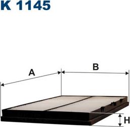 Filtron K1145 - Suodatin, sisäilma inparts.fi