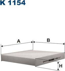 Filtron K1154 - Suodatin, sisäilma inparts.fi