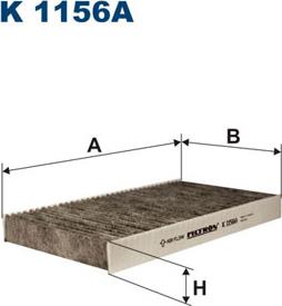 Filtron K1156A - Suodatin, sisäilma inparts.fi