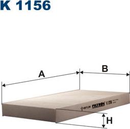 Filtron K1156 - Suodatin, sisäilma inparts.fi