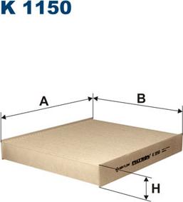 Filtron K1150 - Suodatin, sisäilma inparts.fi