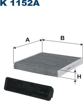 Filtron K1152A - Suodatin, sisäilma inparts.fi