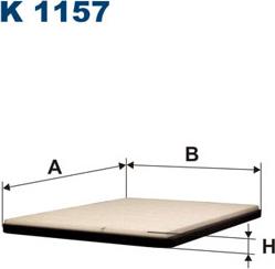 Filtron K1157 - Suodatin, sisäilma inparts.fi