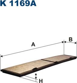 Filtron K1169A - Suodatin, sisäilma inparts.fi