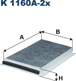 Filtron K1160A-2x - Suodatin, sisäilma inparts.fi