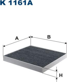 Filtron K1161A - Suodatin, sisäilma inparts.fi