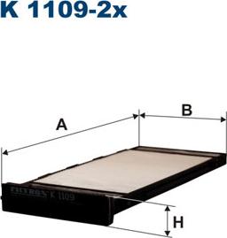 Filtron K1109-2x - Suodatin, sisäilma inparts.fi