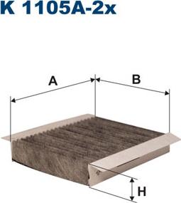 Filtron K1105A-2x - Suodatin, sisäilma inparts.fi