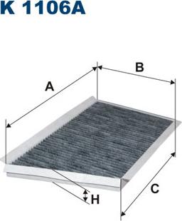 Filtron K1106A - Suodatin, sisäilma inparts.fi