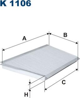 Filtron K1106 - Suodatin, sisäilma inparts.fi