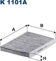 Filtron K 1101A - Suodatin, sisäilma inparts.fi