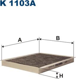 Filtron K1103A - Suodatin, sisäilma inparts.fi