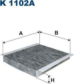 Filtron K1102A - Suodatin, sisäilma inparts.fi