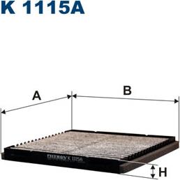 Filtron K1115A - Suodatin, sisäilma inparts.fi