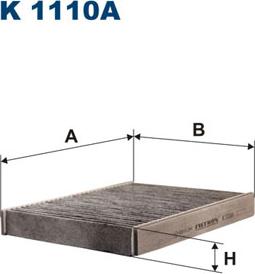 Filtron K1110A - Suodatin, sisäilma inparts.fi