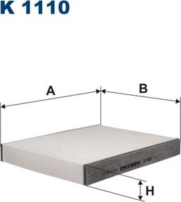 Filtron K1110 - Suodatin, sisäilma inparts.fi