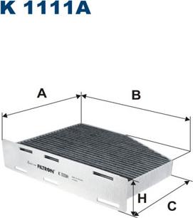 Filtron K1111A - Suodatin, sisäilma inparts.fi