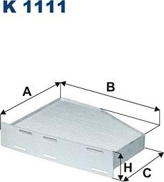 Filtron K1111 - Suodatin, sisäilma inparts.fi