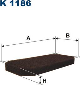 Filtron K1186 - Suodatin, sisäilma inparts.fi