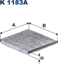 Filtron K1183A - Suodatin, sisäilma inparts.fi