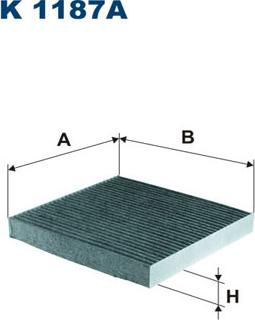 Filtron K1187A - Suodatin, sisäilma inparts.fi