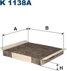 Filtron K1138A - Suodatin, sisäilma inparts.fi