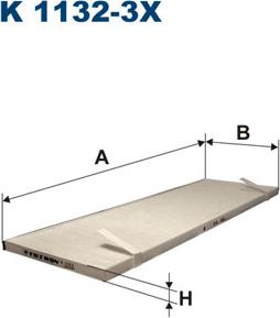 Filtron K1132-3x - Suodatin, sisäilma inparts.fi