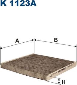 Filtron K1123A - Suodatin, sisäilma inparts.fi