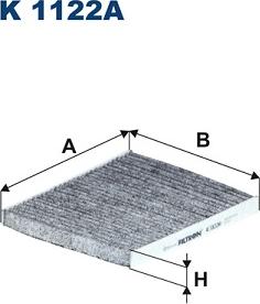 Filtron K1122A - Suodatin, sisäilma inparts.fi