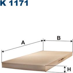 Filtron K1171 - Suodatin, sisäilma inparts.fi