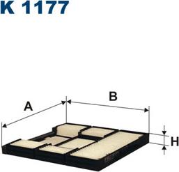 Filtron K1177 - Suodatin, sisäilma inparts.fi