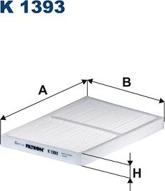 Filtron K1393 - Suodatin, sisäilma inparts.fi