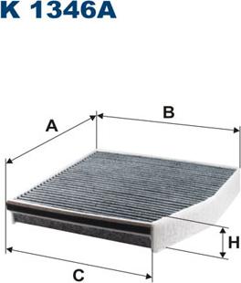 Filtron K1346A - Suodatin, sisäilma inparts.fi