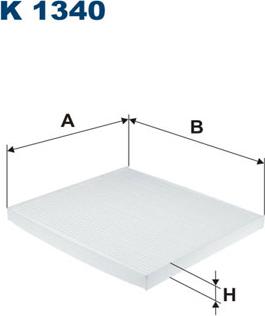 Filtron K1340 - Suodatin, sisäilma inparts.fi