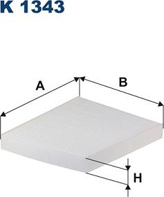 Filtron K 1343 - Suodatin, sisäilma inparts.fi