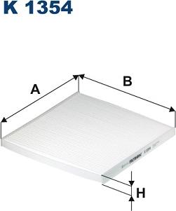 Filtron K1354 - Suodatin, sisäilma inparts.fi