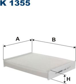 Filtron K1355 - Suodatin, sisäilma inparts.fi