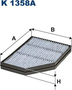 Filtron K1358A - Suodatin, sisäilma inparts.fi