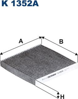 Filtron K1352A - Suodatin, sisäilma inparts.fi