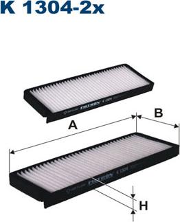 Filtron K1304-2x - Suodatin, sisäilma inparts.fi