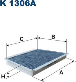 Filtron K1306A - Suodatin, sisäilma inparts.fi