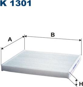 Filtron K1301 - Suodatin, sisäilma inparts.fi