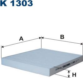 Filtron K1303 - Suodatin, sisäilma inparts.fi