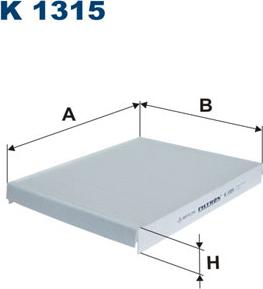 Filtron K1315 - Suodatin, sisäilma inparts.fi