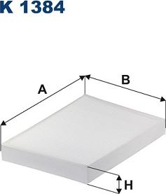 Filtron K 1384 - Suodatin, sisäilma inparts.fi