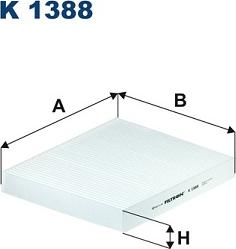 Filtron K 1388 - Suodatin, sisäilma inparts.fi