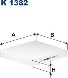 Filtron K1382 - Suodatin, sisäilma inparts.fi