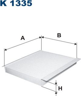 Filtron K1335 - Suodatin, sisäilma inparts.fi